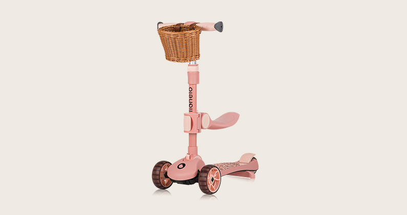lionelo Franky Pink Rose — 2-in-1-Balance-Roller